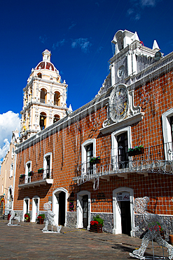 Municipal Palace, 17th century, Atlixco, Pueblos Magicos, Puebla State, Mexico, North America