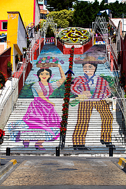 La Escalera Ancha, Atlixco, Pueblos Magicos, Puebla State, Mexico, North America