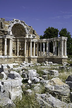 Nymphaeum (Roman Monumental Fountain), 2nd Century AD, Side, Antalya, Turkey