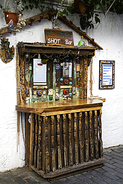 Bar, Street Scene, Old Town, Kas, Antalya, Turkey