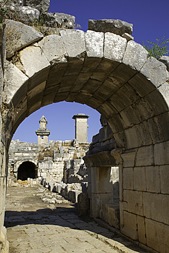 Theater Entrance, Xanthos Archaeological Site, Originally Founded 8th Century BC, UNESCO World Heritage Site, Near Kalkan, Antalya, Turkey