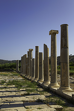 Granite Columns, Harbor Street, 2nd Century BC, Patara Ancient City (origins back to 5,500 BC), Patara National Park, Antalya, Turkey