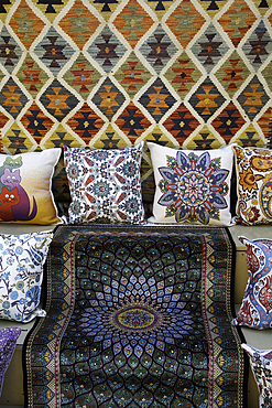 Carpets and Pillows for Sale, Kaleici, Antalya, Antalya Province, Turkey