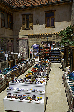 Colorful Dishes for Sale, Kaleici, Antalya, Antalya Province, Turkey
