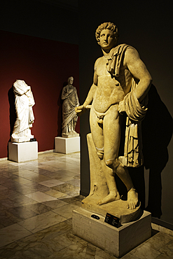 Marble Statue of Apollo, 2nd Century AD, Found in Perge, Antalya Archaeological Museum, Antalya, Turkey