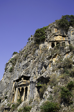 Amyntas Rock Tombs of Ancient Telmessos, 522-486 BC, Fethiye, Mugla Province, Turkey