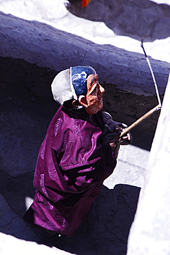 Tibetan puppet and festival costume, Ladakh, India