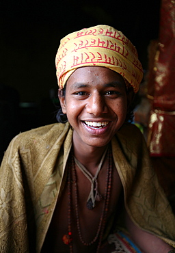 Brahmin boy, Kathmandu, Nepal, Asia