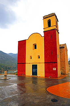 Rural church, near Chulilla, Valencia, Spain, Europe