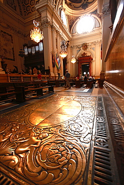 Interior of the huge Basilica de Nuestra Senora del Pilar,  Plaza del Pilar, central Zaragoza, Aragon, Spain, Europe