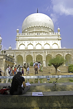 Qutab Shahi Tombs, Hyderabad, Andhra Pradesh, India, Asia