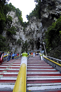 Entrance to Batu Caves, Kuala Lumpur, Malaysia, Southeast Asia, Asia