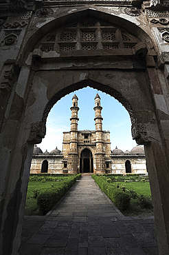 Jami Masjid, built in 1513 taking 25 years to construct, part of UNESCO World Heritage Site, Champaner, Gujarat, India, Asia