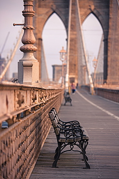 Brooklyn Bridge, New York, United States of America, North America