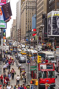 Times Square, Theatre District, Midtown, Manhattan, New York City, New York, United States of America, North America