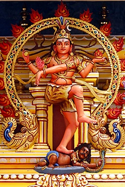 Shiva as Nataraj, Hindu Temple and Shrine of Batu Caves, Kuala Lumpur, Malaysia, Southeast Asia, Asia