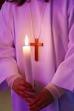 Profession of faith in St. Jacques church, Montrouge, France, Europe