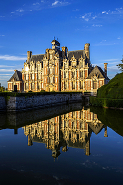 Chateau de Beaumesnil (Beaumesnil Castle), Eure, Normandy, France, Europe