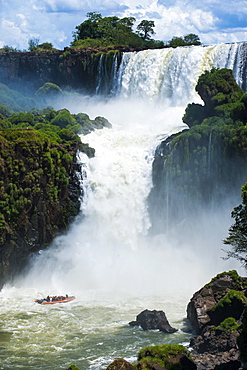 The Iguazu waterfalls, Iguazu National Park, UNESCO World Heritage Site, Argentina, South America