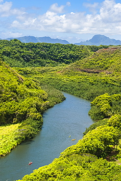 The Wailua River, Kauai, Hawaii, United States of America, Pacific