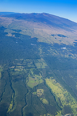 Aerial of Mauna Kea, Big Island, Hawaii, United States of America, Pacific