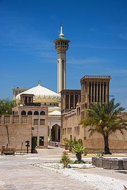 Entrance to the Bur Dubai souk of Dubai, United Arab Emirates, Middle East