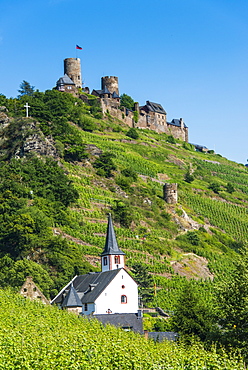 Castel Thurant above Alken, Moselle Valley, Rhineland-Palatinate, Germany, Europe