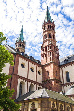 Cathedral of Wurzburg, Wurzburg, Franconia, Bavaria, Germany, Europe