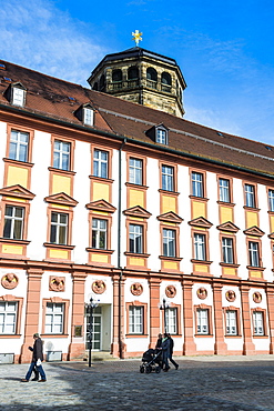 The old castle in Bayreuth, Upper Franconia, Bavaria, Germany, Europe