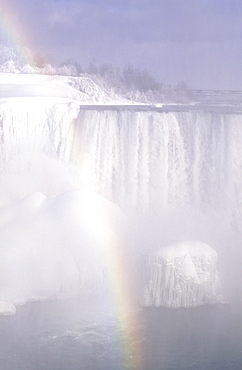 Niagara Falls in winter, Ontario, Canada, North America