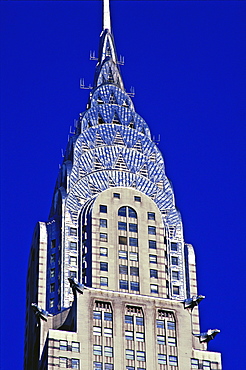 Close up of the Chrysler Building, New York City, United States of America, North America