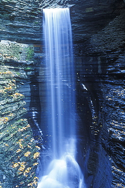 Waterfall, Watkins Glen State Park, New York State, United States of America, North America