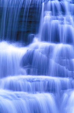 Cascading waterfall, Robert S.Treman State Park, New York State, United States of America, North America