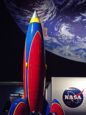 Display of the spaceship, NASA, Johnson Space Center, Houston, Texas, United States of America, North America