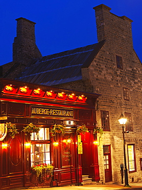 The hostelry Pierre du Calvet, built in 1725, is an ancestral family mansion, Montreal, Quebec, Canada, North America