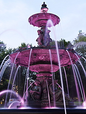 Fontaine de Tourny, designed by sculptor Mathurin Moreau, Legislative Building, Quebec City, Quebec, Canada, North America