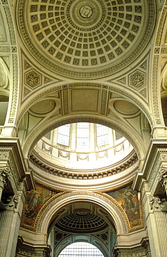 Interior of the Pantheon, Paris, France, Europe