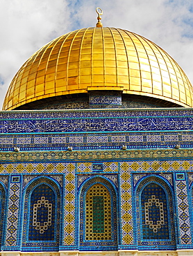 Dome of the Rock mosque, Temple Mount, Jerusalem, Israel, Middle East