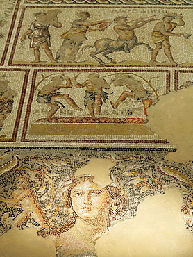 Mosaic floors, Roman Villa, Zippori, Israel, Middle East