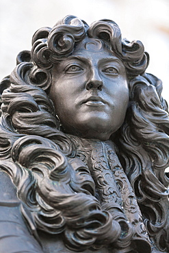 Statue of King Louis XIV, at the Place Royale, Quebec City, Quebec, Canada, North America