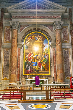 St. Peter's Basilica, UNESCO World Heritage Site, The Vatican, Rome, Lazio, Italy, Europe