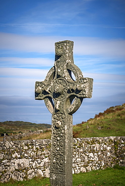 Old Parish Church of Kildalton, the Kidalton High Cross, Islay, Argyll and Bute, Scotland, United Kingdom, Europe