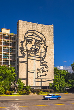 Plaza de la Revolucion, Vedado, Havana, Cuba, West Indies, Caribbean, Central America