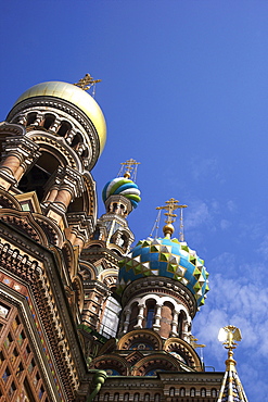 Church on Spilled Blood (Church of the Resurrection), UNESCO World Heritage Site, St. Petersburg, Russia, Europe