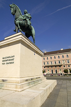 Memorial for Maximilian of Bavaria Wittelsbacher yard Munich Bavaria Germany