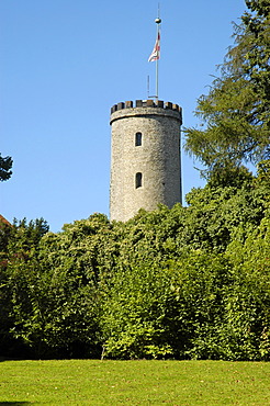 Watchtower of the Sparrenburg, Bielefeld, Teutoburg Forest, North Rhine-Westphalia, Germany