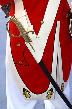 Uniform parts of the Grenadiers of the Lord Valais Switzerland