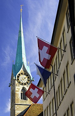 Church Frauenmuenster Zurich, Switzerland