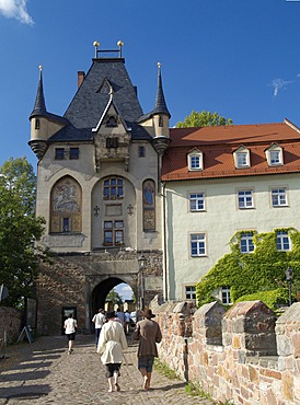 Entrance the nightmare on the castle Albrechtsburg in Meissen, Saxony, Germany