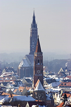 St. Martin and St.Jodok, Landshut, Lower Bavaria, Germany